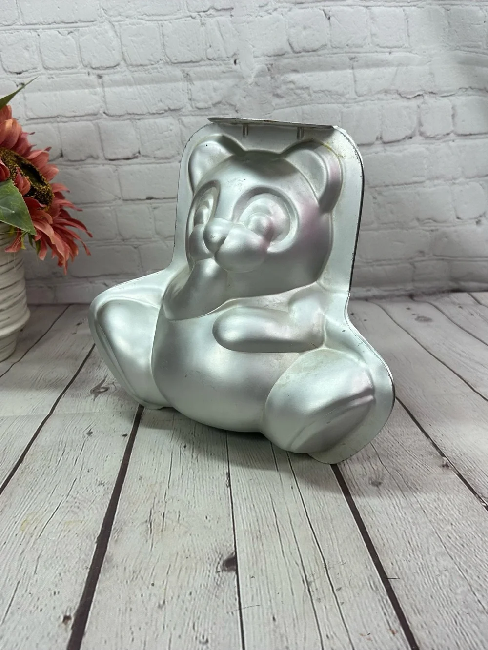 vtg Wilton 3D Bear Cake Mold #502-518 kids party baby shower